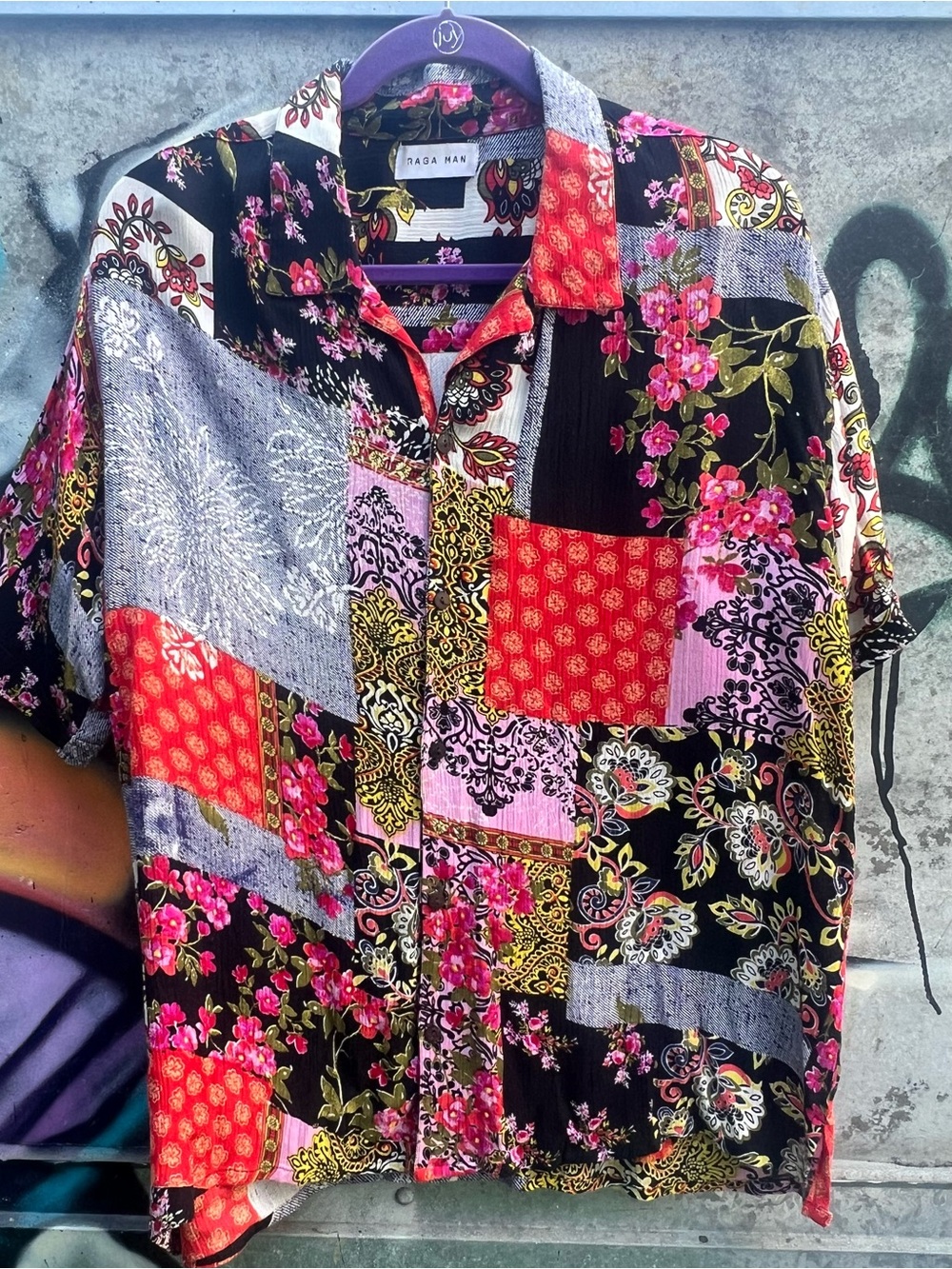 Raga Man Patchwork Shirt